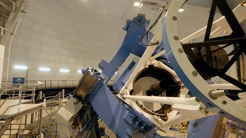 4K, astronomical telescope Stock Footage 124991543