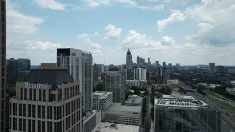 4k Atlanta Drone 3 Stock Footage 201025751