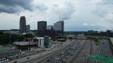 4k Atlanta Drone 4 Stock Footage 201025514