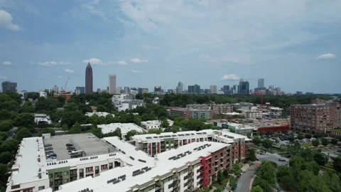 4k Atlanta Drone 5 Stock Footage 201022022