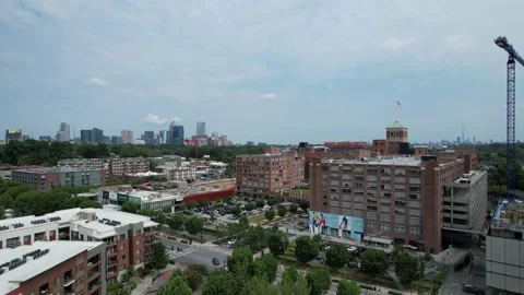 4k Atlanta Drone 6 Stock Footage 201022085