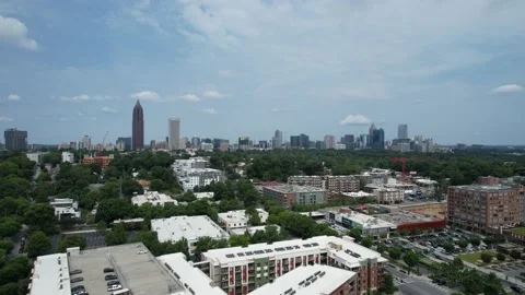 4k Atlanta Drone 8 Stock Footage 201022320
