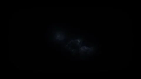 4K Atmospheric Cloud to Cloud Lightning Flash Overlay on Black Screen Stock Footage 344404440