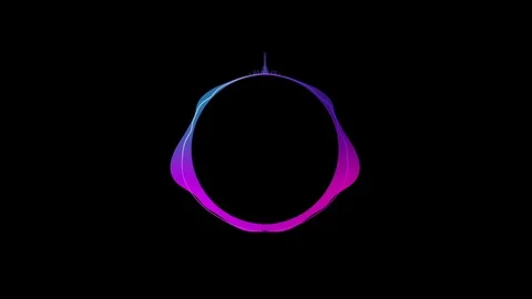 4K Audio Spectrum Animation Stock Footage 108233675