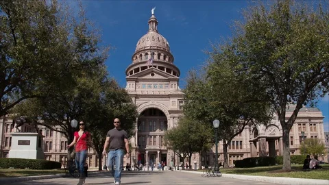 4K Austin Capitol Building 3 Stock Footage 125766005