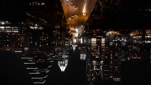 4K Austin Texas Time Lapse Drone Footage Congress Bridge Downtown Austin Stock Footage 126066430
