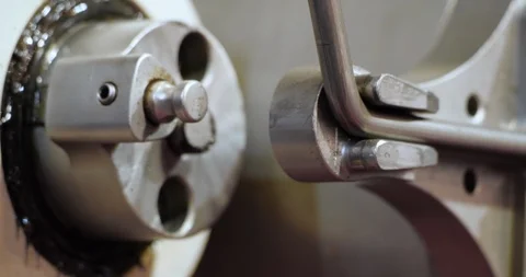 4K - Automatic cold forging and forming machine Stock Footage 120752707