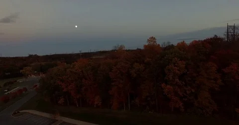 4k Autumn Drone 库存影片 74040560