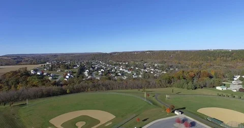 4k Autumn Drone 库存影片 74041049