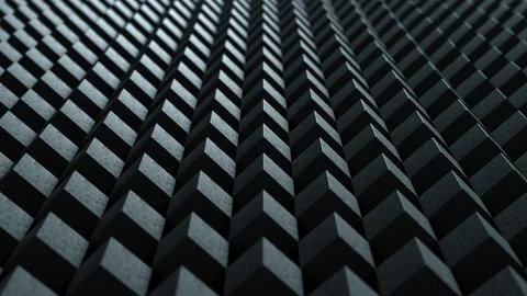 4K background 3d render animation pattern cube loop. Abstract motion geometric s Stock Footage 128664433