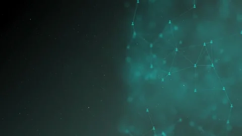 4k background Abstract digital data network connection technology plexus Stock Footage 278214971