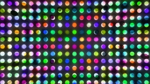 4k background design of colorful dots in retro style with grain effect. Stock Footage 297584575