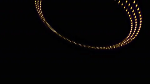 4K Background golden dots circle loop Video stock 67462509