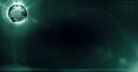 4K background for internet/hi-tech/science news. Seamless loop. Stock Footage 40062557