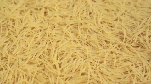 4K. Background of small vermicelli raw materials. Stock Footage 131184922