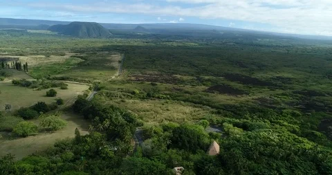 4k backward tracking aerial view of Punaluʻu Beach,Big Island,Hawaii,usa Stock Footage 120950697
