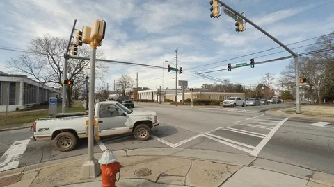 4k-Bank At Intersection Stock Footage 103051200