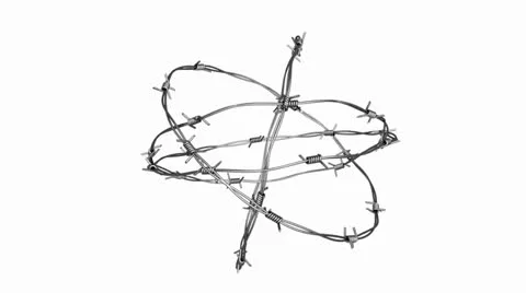 4k Barbed Wire Video stock 22674969