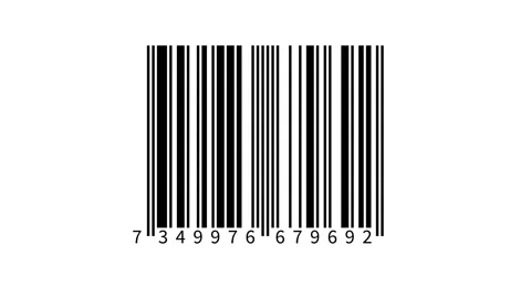 4K Barcode Animation Stock Footage 307360252