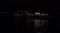 4k Barge passing by night shot Hamburg harbour 4k or 4k+ Resolution