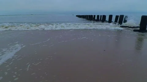 4K, Beach from above Video stock 68104967