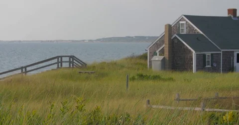 4K Beach Cottage Stock Footage 70920193