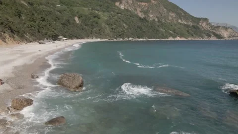 4k Beach raw video Stock Footage 153876150