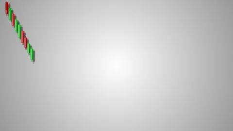 4K Bear Flag Stock Chart Pattern 1 動画素材 106803697