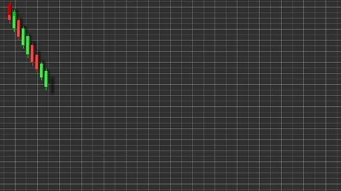 4K Bear Flag Stock Chart Pattern 4 動画素材 106803736