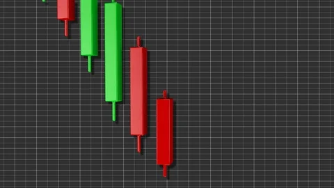 4K Bearish Rectangle Stock Chart Pattern 8 Stock Footage 106804390