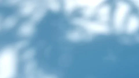 4K Beautiful aqua blue light shadow as cool background Video stock 137022669