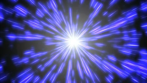 4K Beautiful background animation with bright blue and white rays rotation. Stock Footage 113564112