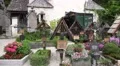 4k Beautiful cemetery graves at Hallstatt catholic church 4k or 4k+ Resolution