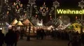 4k Beautiful Christmas market in historic city center with church 4k or 4k+ Resolution