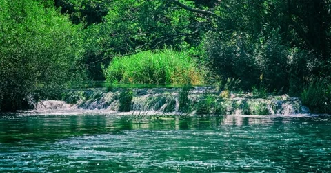 4K Beautiful Krka river Stock-Footage 46028174