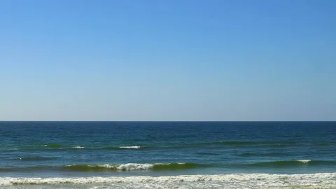 4K Beautiful Ocean View Stock Footage