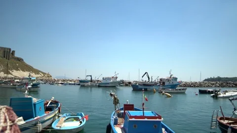 4k beautiful Procida Island, close to Naples, Italy Stock Footage 78024929