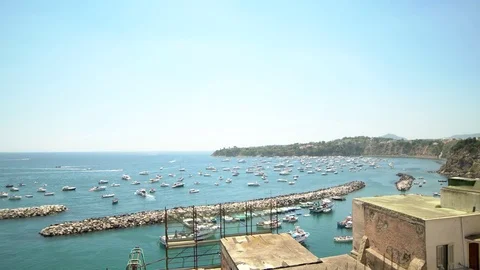 4k beautiful Procida Island, close to Naples, Italy Stock Footage 78029581