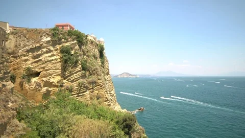 4k beautiful Procida Island view Stock Footage 78030519