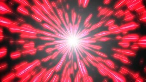 4K Beautiful retro background animation with bright pink and red rays rotation . Stock Footage 113564065