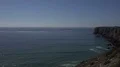 4k Beautiful rough coastline cliffs and ocean panning to Sagres castle Portugal 4k or 4k+ Resolution