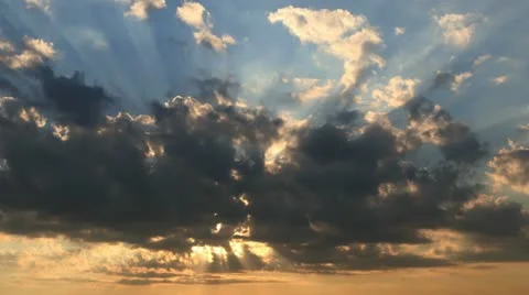4k beautiful sunset, time-lapse Stock-Footage 21854519