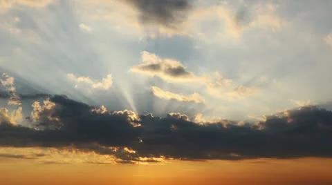 4k beautiful sunset, time-lapse Stock-Footage 21875520