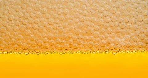 4K - Beer foam close-up. macro shot Stock Footage 119824722