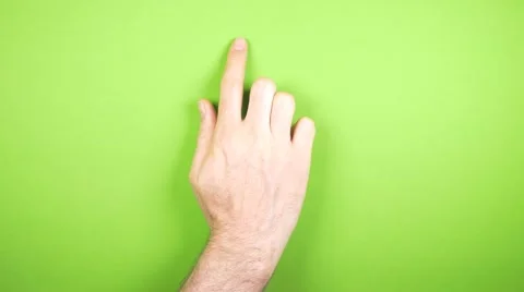 4k best multi touch touchscreen gestures green screen chroma key all in one Stock Footage 56565921