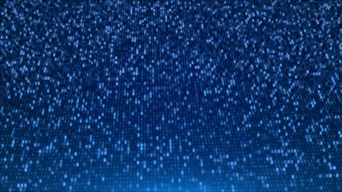 4K Big data digital code running blue mainframe futuristic information Stock Footage 259478704
