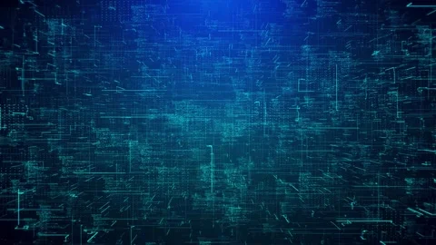 4K Big Data Visualization. 3D Virtual reality Space VR Cyberspace. Crypto Stock Footage 247482728