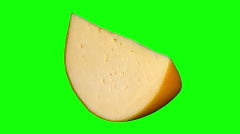 4k big piece of cheese Video stock 50004201