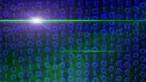 4K Binary Code Technology Background Cybersecurity Data Stream Digital Vídeos de archivo 339267682