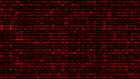 4k Binary Encryption Stream. Glitch Loop Video stock 154555752